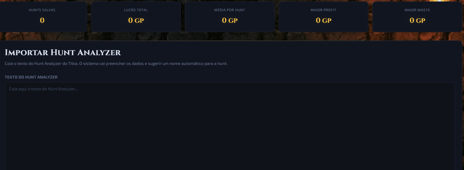 Como usar o Hunt Calculator