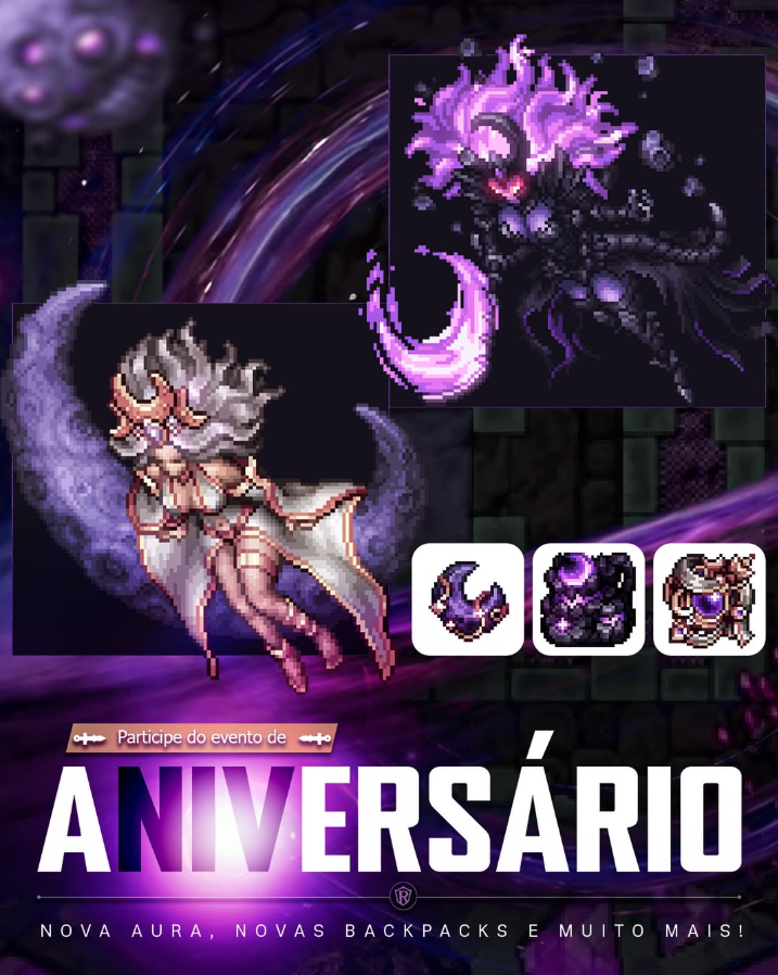 3º Aniversário do RubinOT — Tudo sobre o Evento de 2026